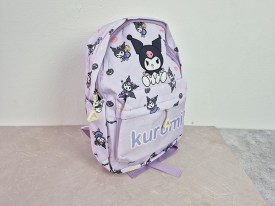 Mochila tela estampada chica